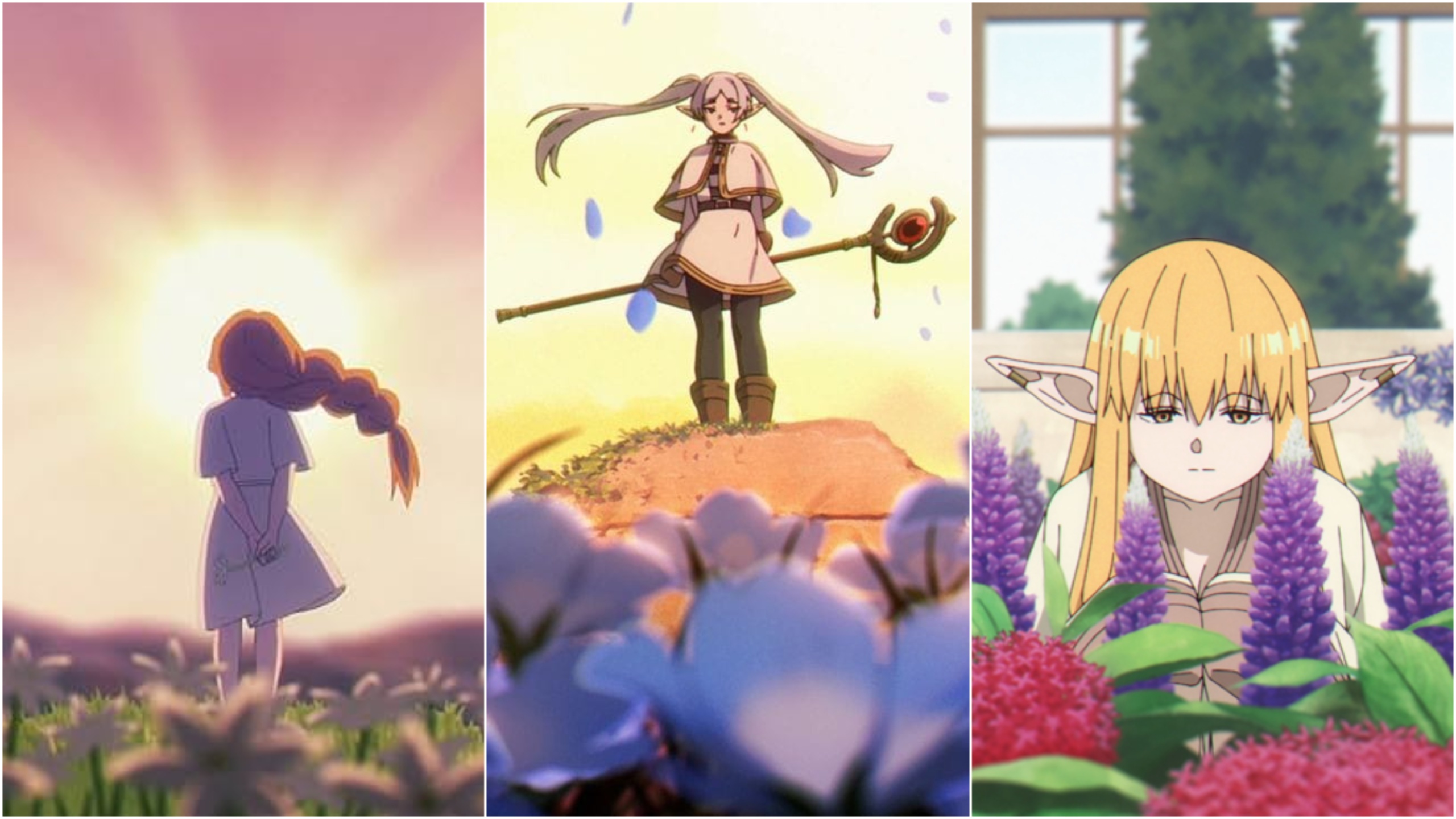 Hadirnya bunga dalam anime Frieren tidak hanya jadi simbolisasi dari sihir kesukaan ketiga figur penyihir terhebat dalam serial ini, tapi juga jadi representasi dari rapuhnya manusia dan fananya waktu