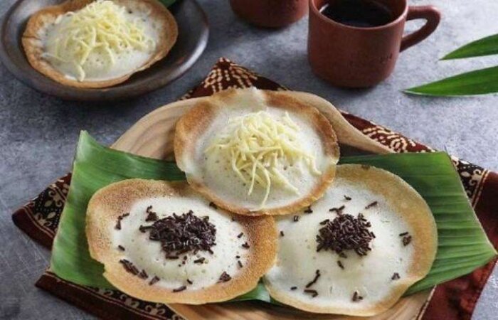 Foto serabi dengan varian rasa
