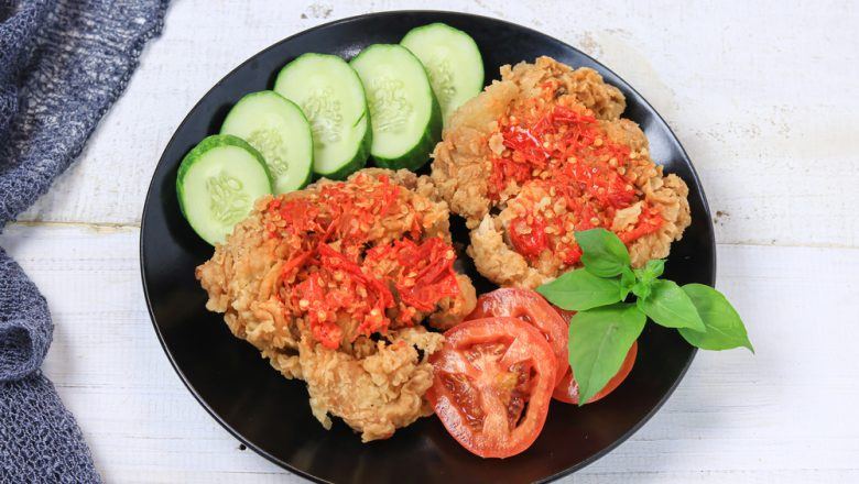Telur geprek