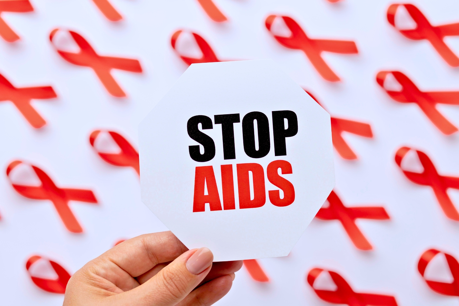 Ilustrasi stop AIDS