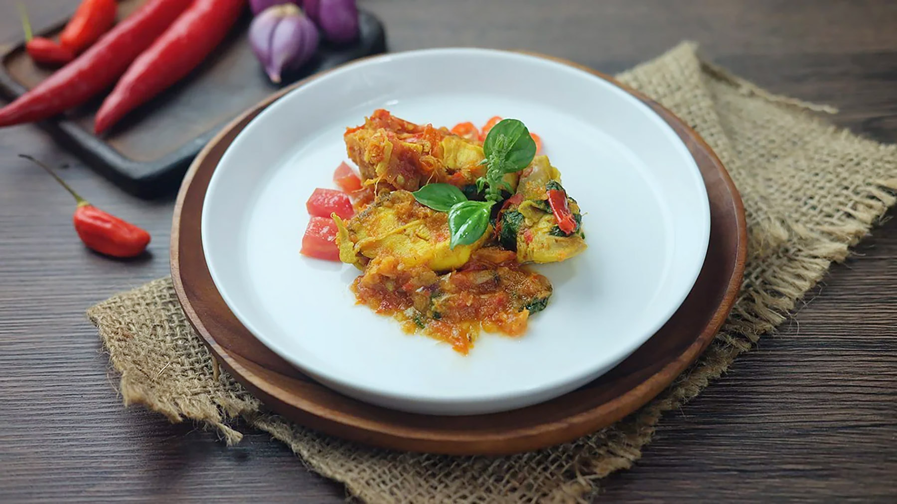 Ayam rica rica Manado.