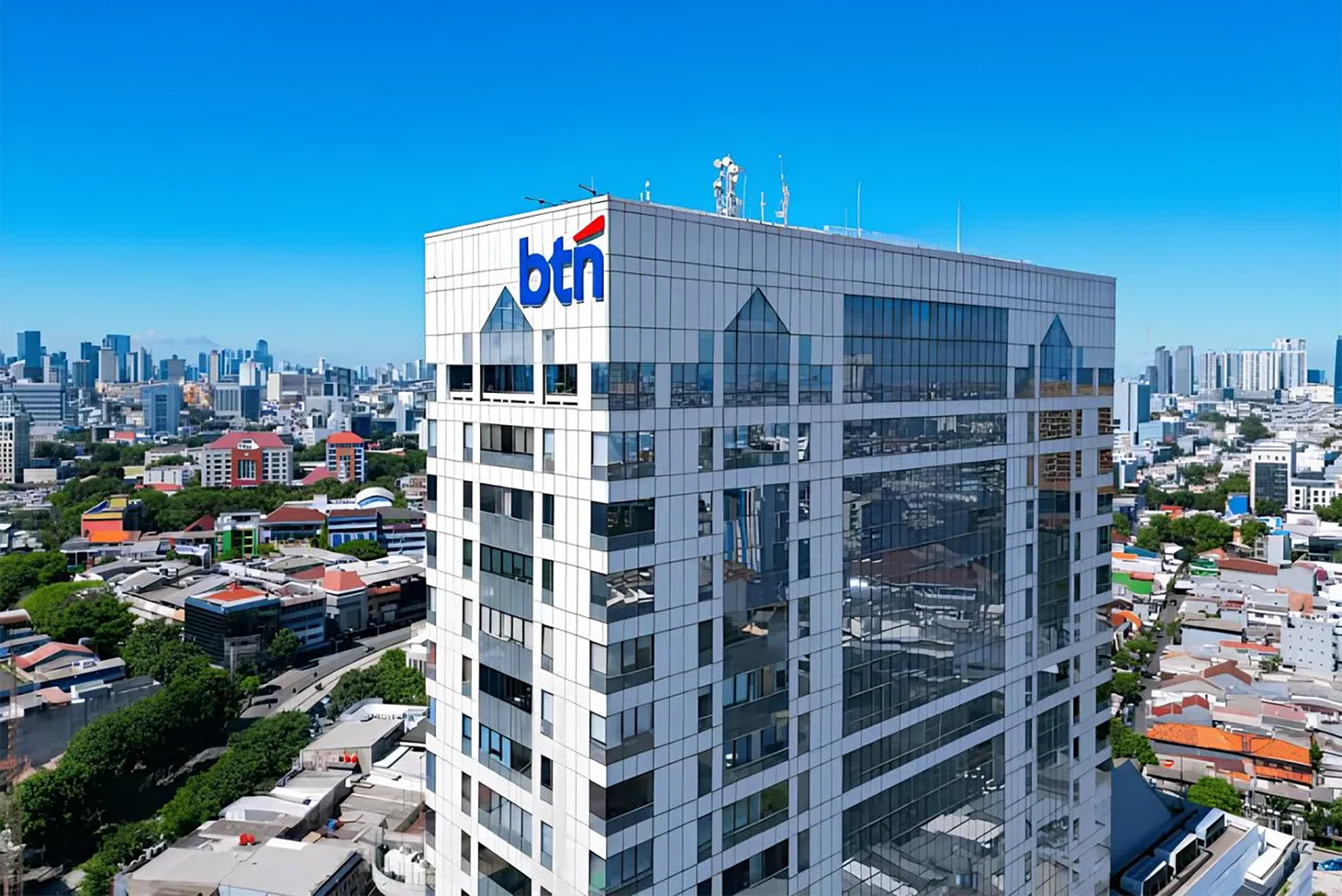 Gedung Bank Tabungan Negara (BTN) di Jakarta.