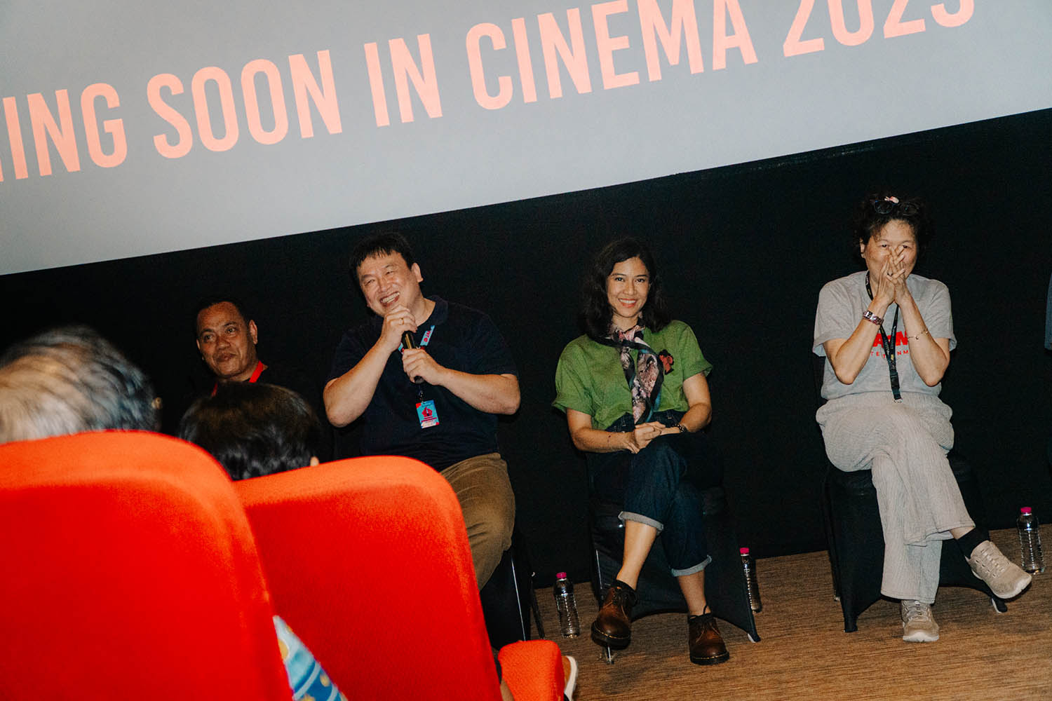 Dian Sastrowardoyo di Jogja-NETPAC Asian Film Festival 2024. Dian terlibat dalam produksi film horor Qodrat 2 yang direncanakan tayang pada libur Lebaran 2025. (Dok. MAGMA ENTERTAINMENT)