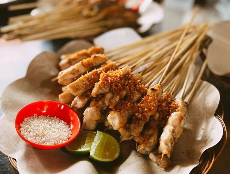 Ilustrasi sate taichan