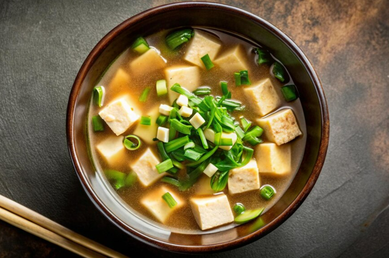 Hidangan sup tahu