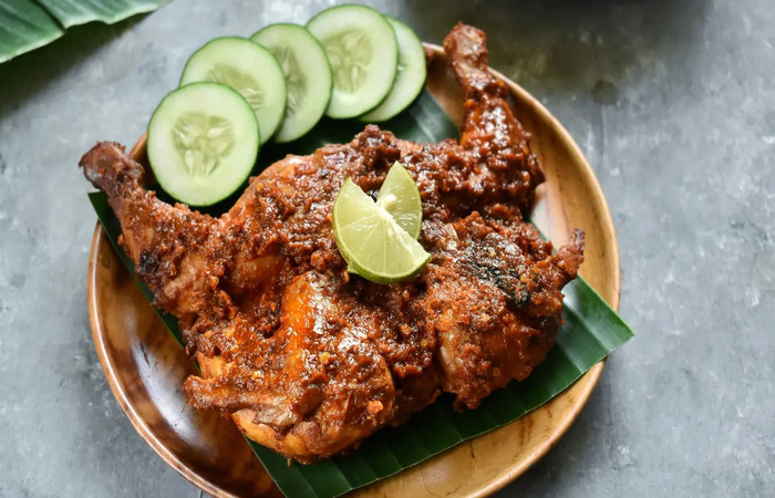 Foto ayam sampyok khas Betawi