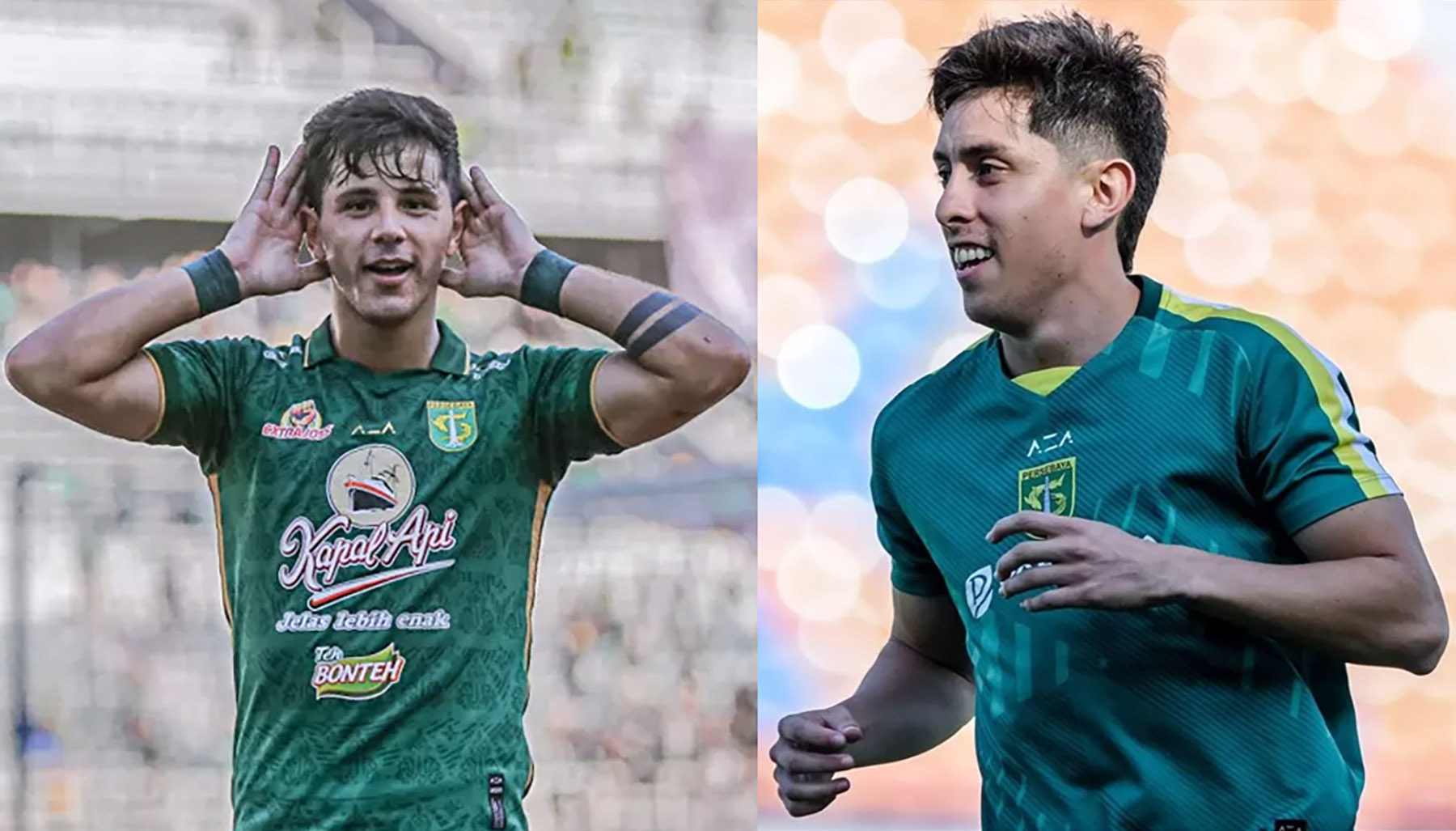 Bruno Moreira (kiri) dan Franscisco Rivera.