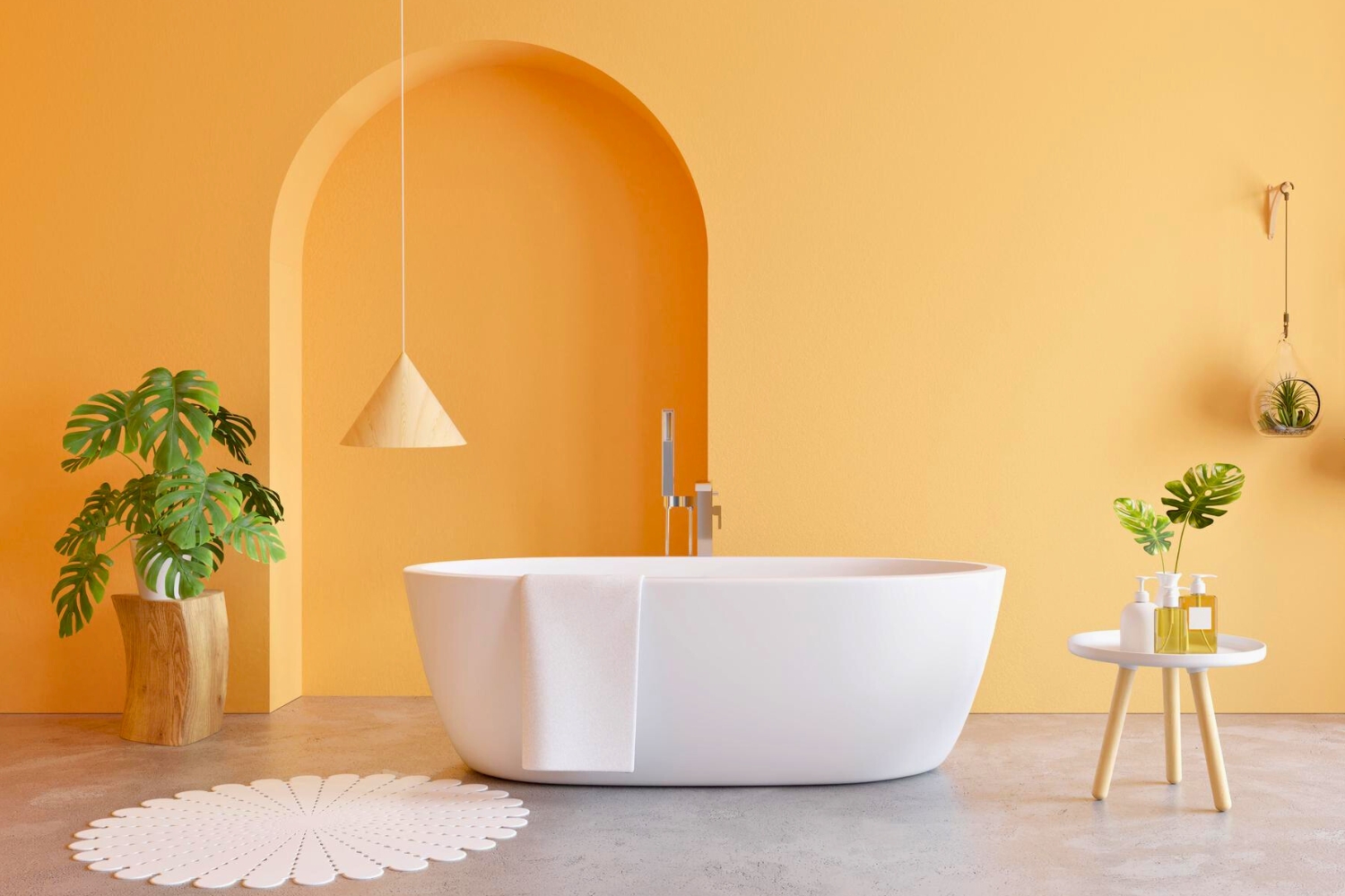 Ilustrasi desain kamar mandi