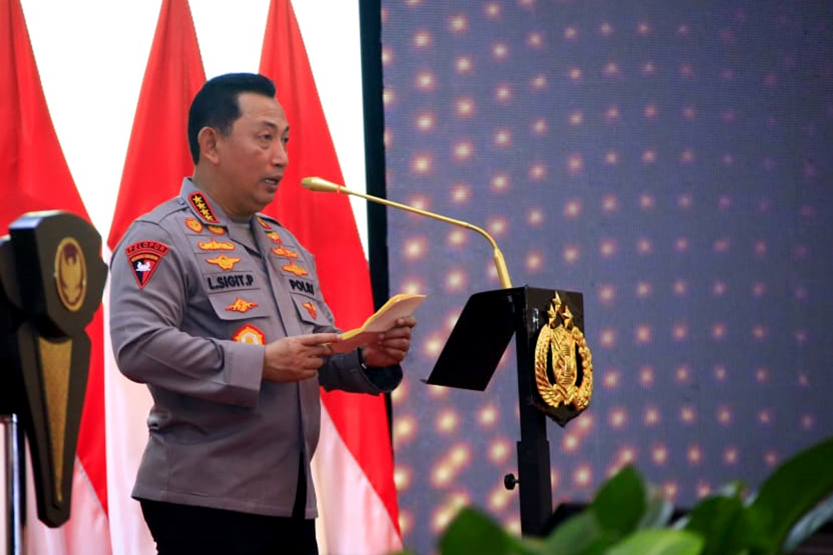 Kapolri Jenderal Listyo Sigit Prabowo. (Mabes Polri)