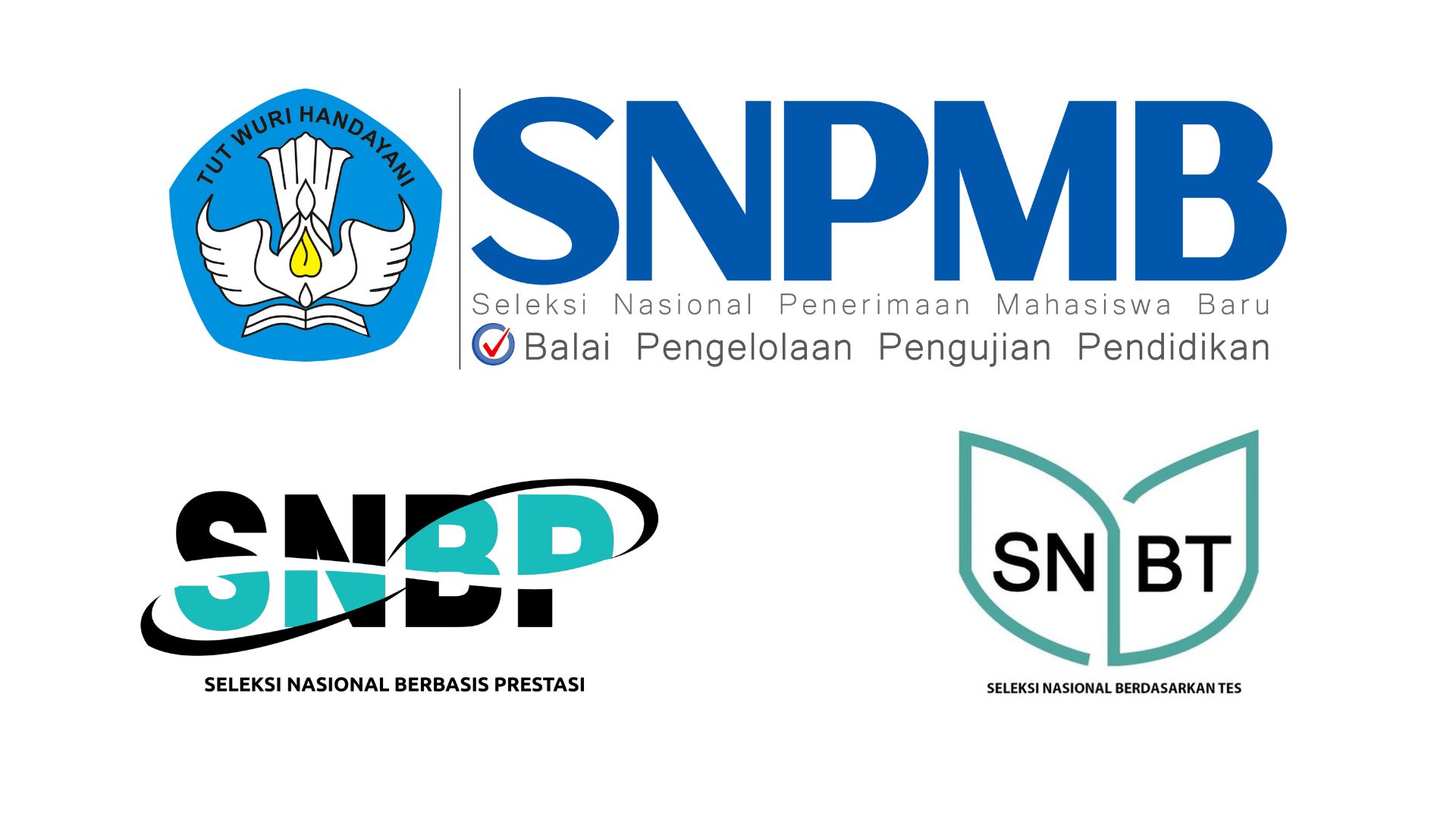 Logo SNPMB, SNBT, dan SNBT
