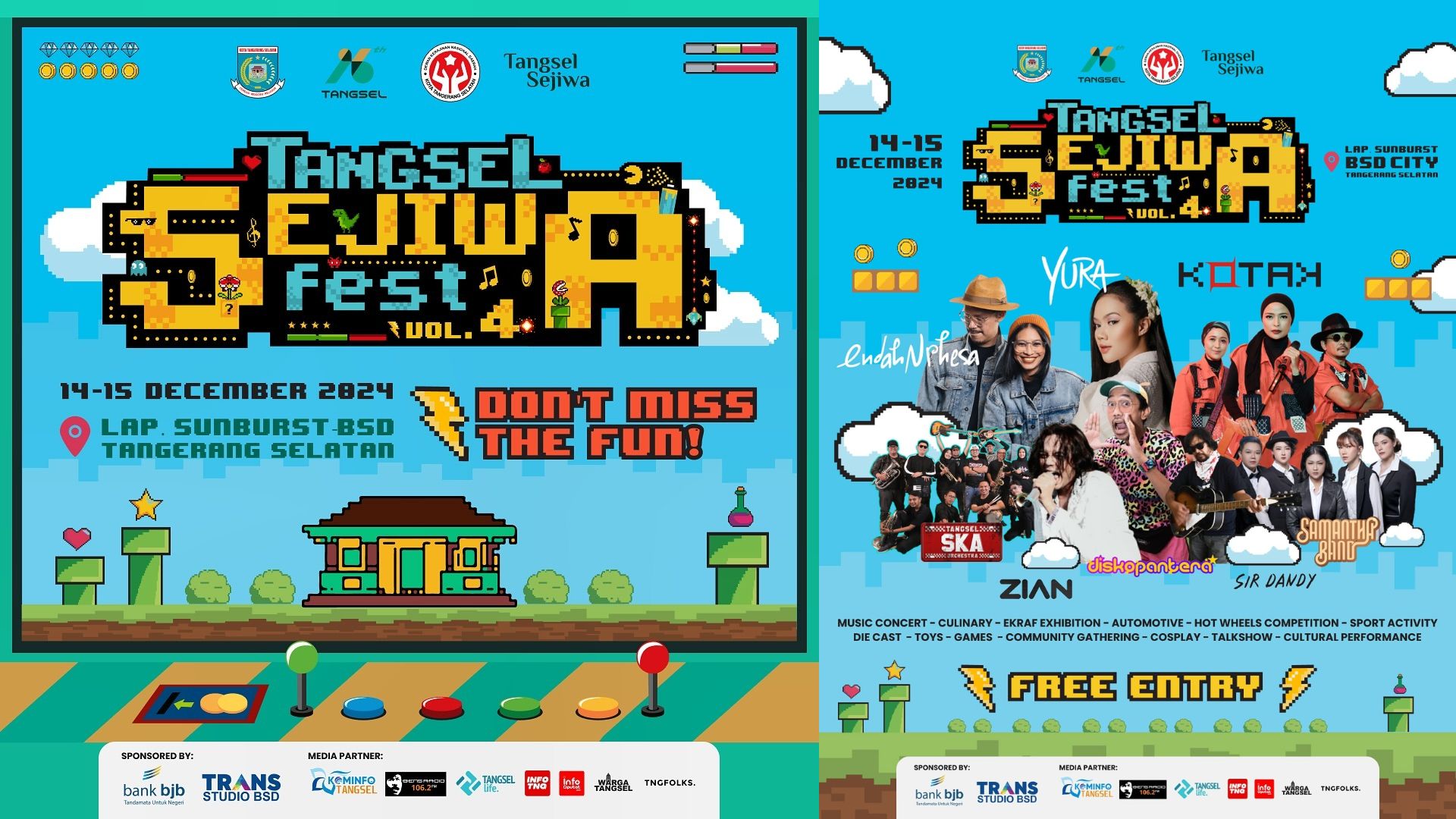 Poster resmi Tangsel Sejiwa Festival Volume 4.