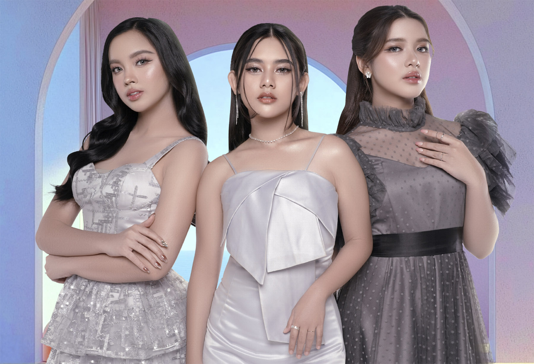 Lyodra Ginting, Tiara Andini, dan Ziva Magnolya.