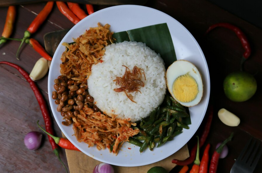 Ilustrasi nasi uduk
