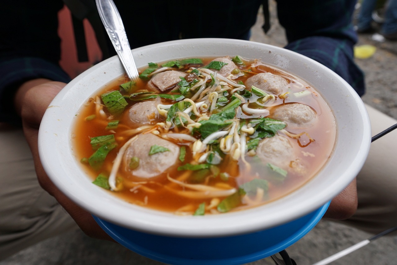 Ilustrasi hidangan bakso