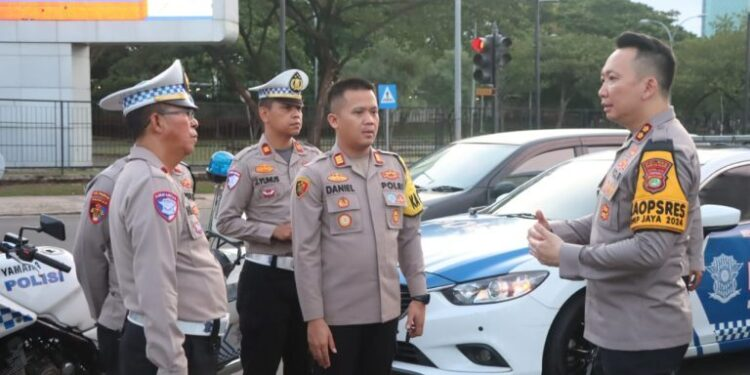 Amankan Nataru 2024, Polres Tangsel dirikan 8 Pospam dan 1 Posyan.