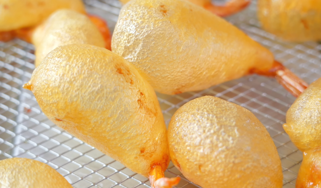 Hidangan udang balon