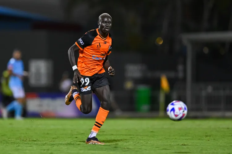 Striker muda, Ayom Majok yang didatangkan dari Liga Australia