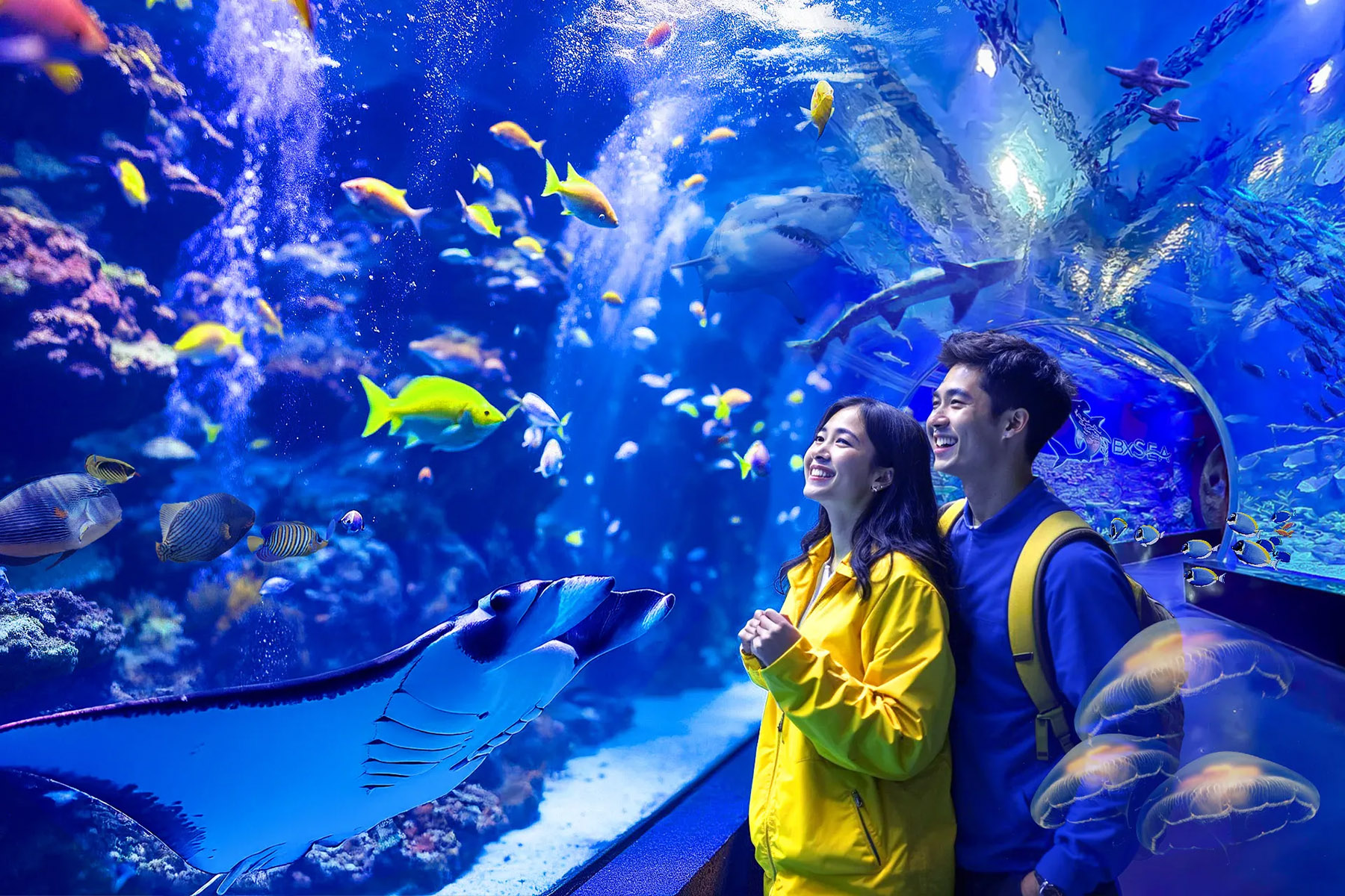 Wisata edukasi ocenarium pertama di Tangerang Selatan, BXSea (Dok. Tiket.com)