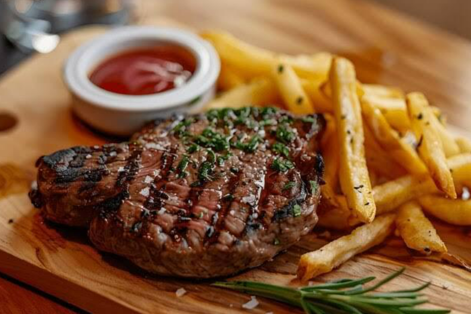 Ilustrasi tempat makan steak di Pasar Modern Paramoun