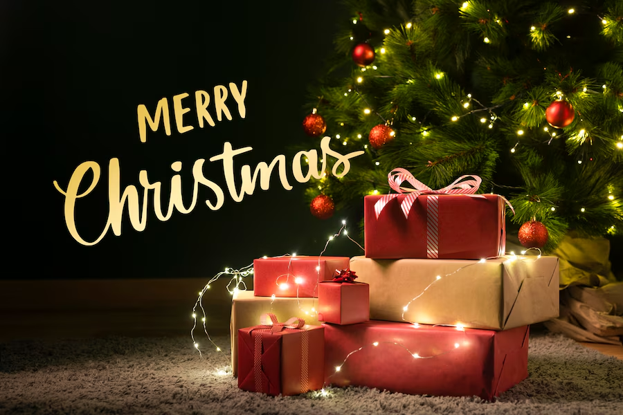 Ilustrasi ucapan selamat Natal