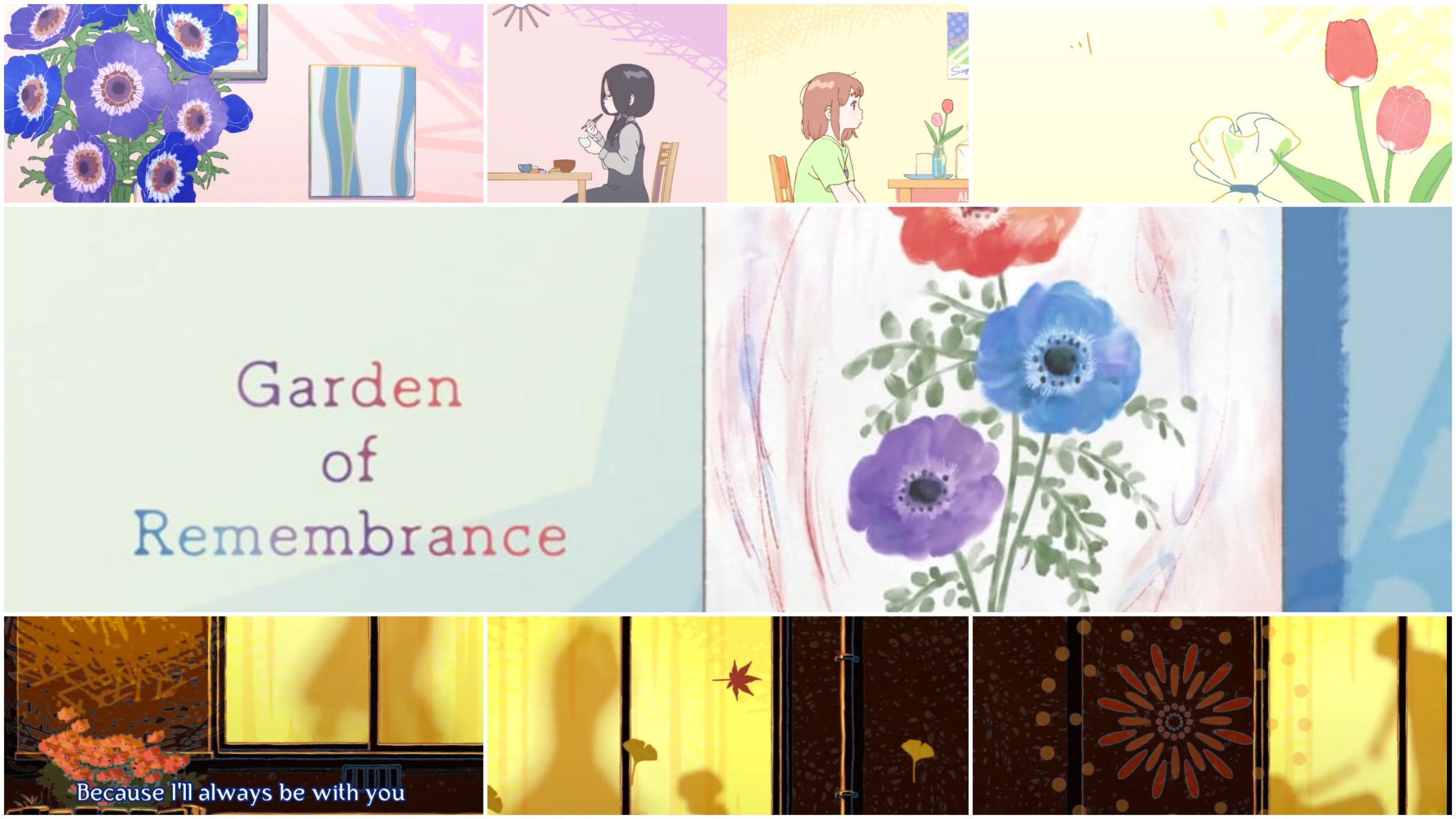 Film animasi pendek Garden of Remembrance karya Naoko Yamada