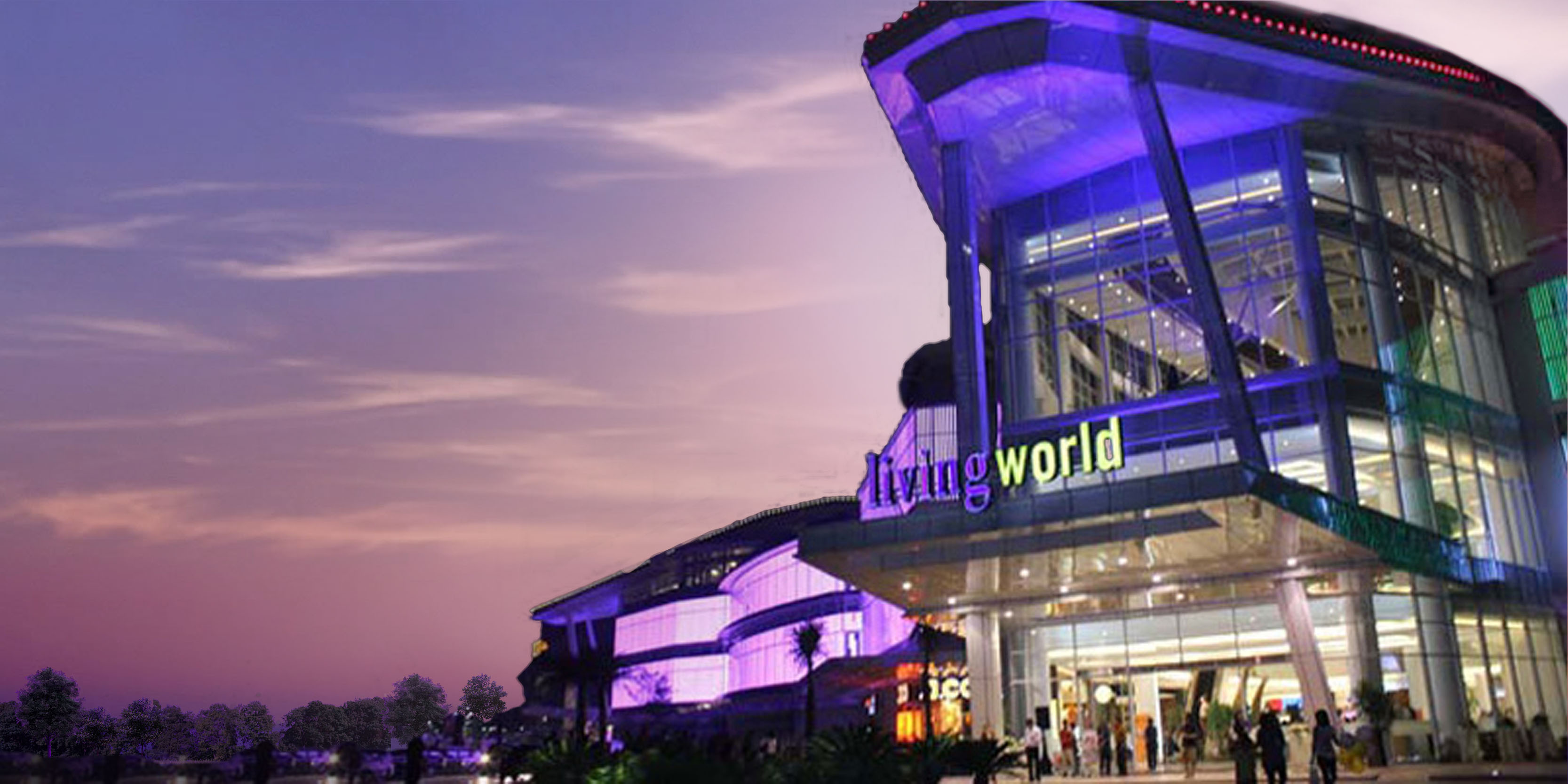 Tampak depan Mall Living World Alam Sutera