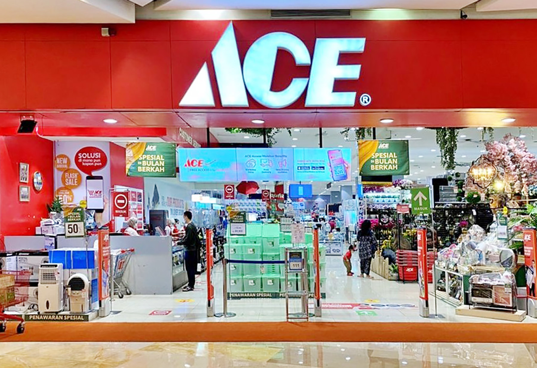 Salah satu gerai ACE Hardware di Jakarta.