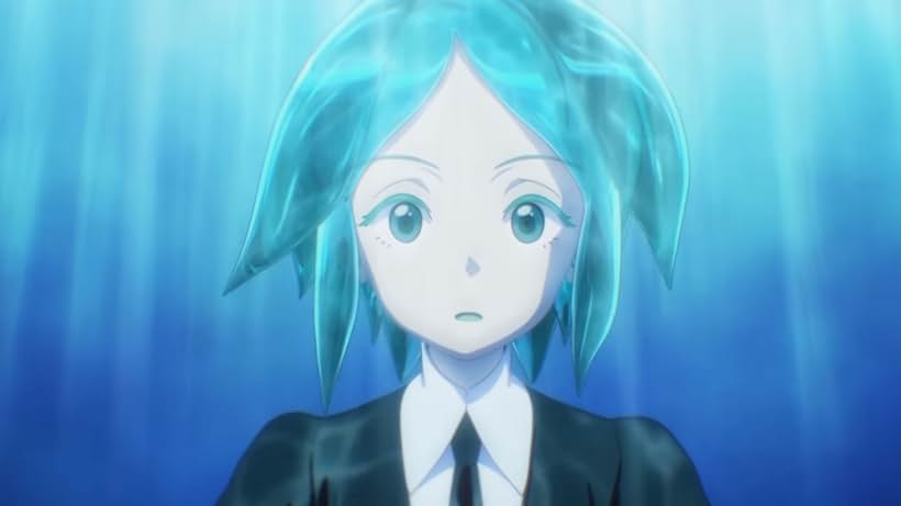 Serial anime Houseki no Kuni, adaptasi manga karya Haruko Ichikawa, yang sangat filosofis sehingga kaya dengan beragam metafora dan simbolisme, salah satunya adalah hanakotoba.