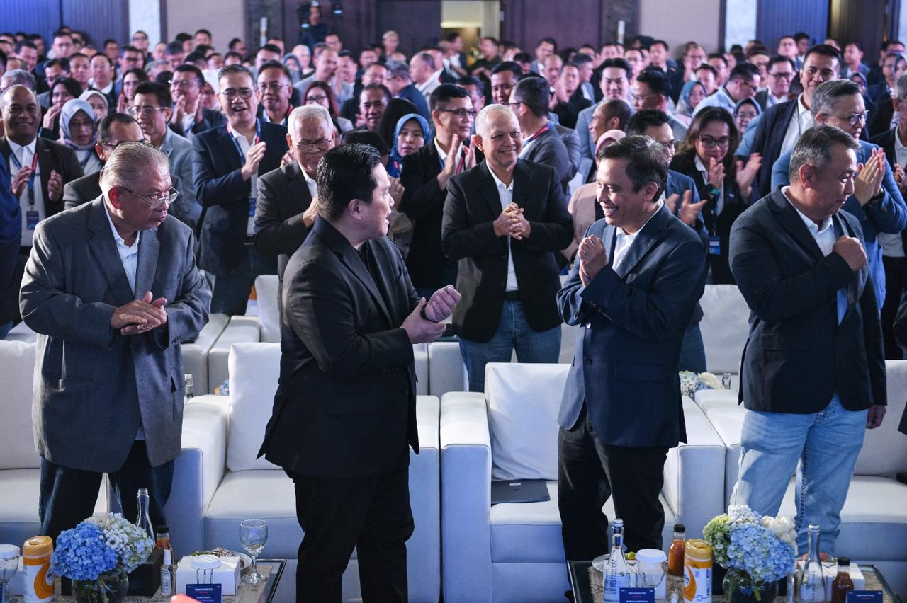 Menteri BUMN Erick Thohir hadir  bersama Direktur Utama BTN Nixon LP Napitupulu, Wakil Direktur Utama BTN Oni Febriarto Rahardjo, dan Wakil Komisaris Utama BTN Iqbal Latanro.
