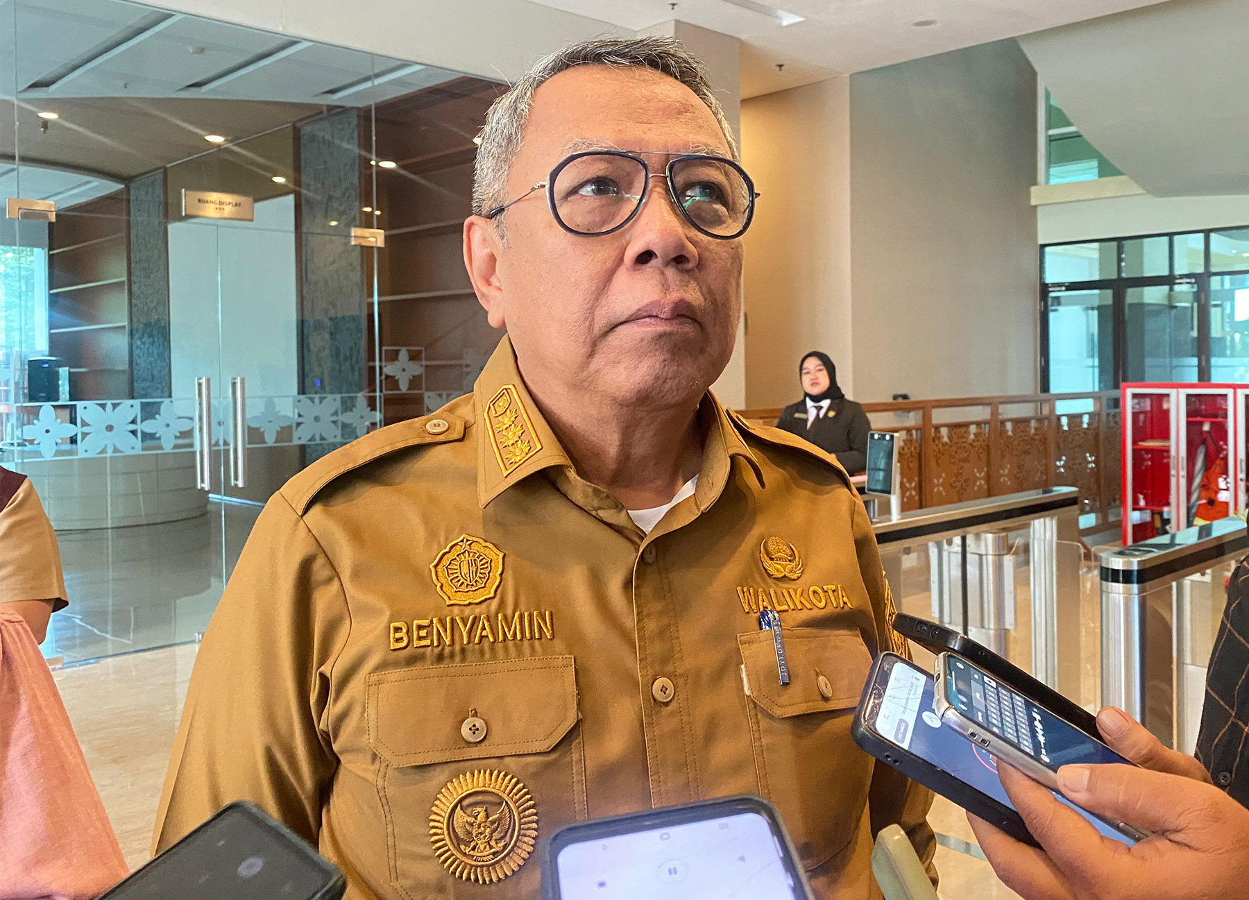 Wali Kota Tangsel Benyamin Davnie.