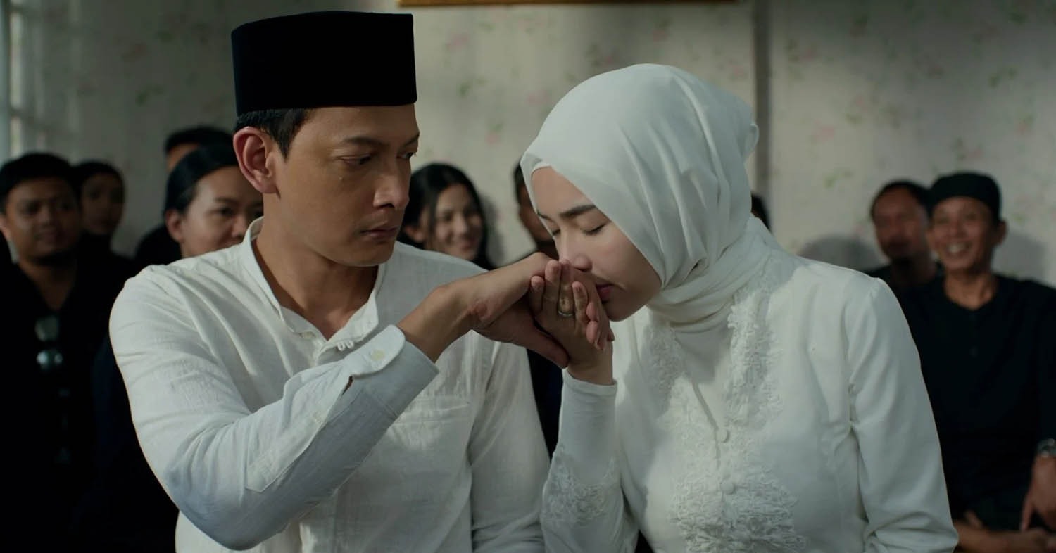 Revalina S. Temat seproyek Bareng Fedi Nuril&nbsp;di 1 Imam 2 Makmum. (Dok. Hypeabis)