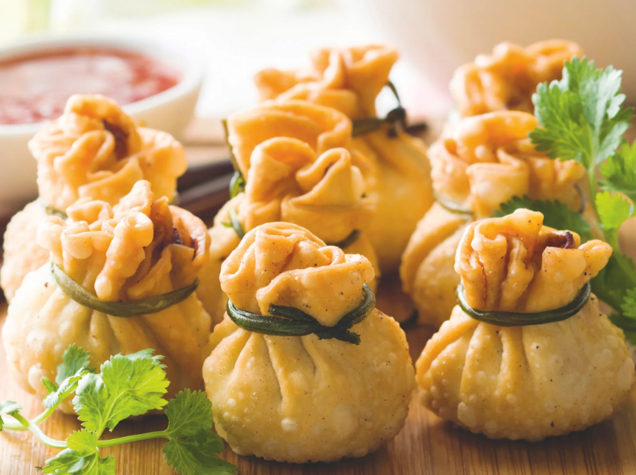 Camilan money bag dumpling