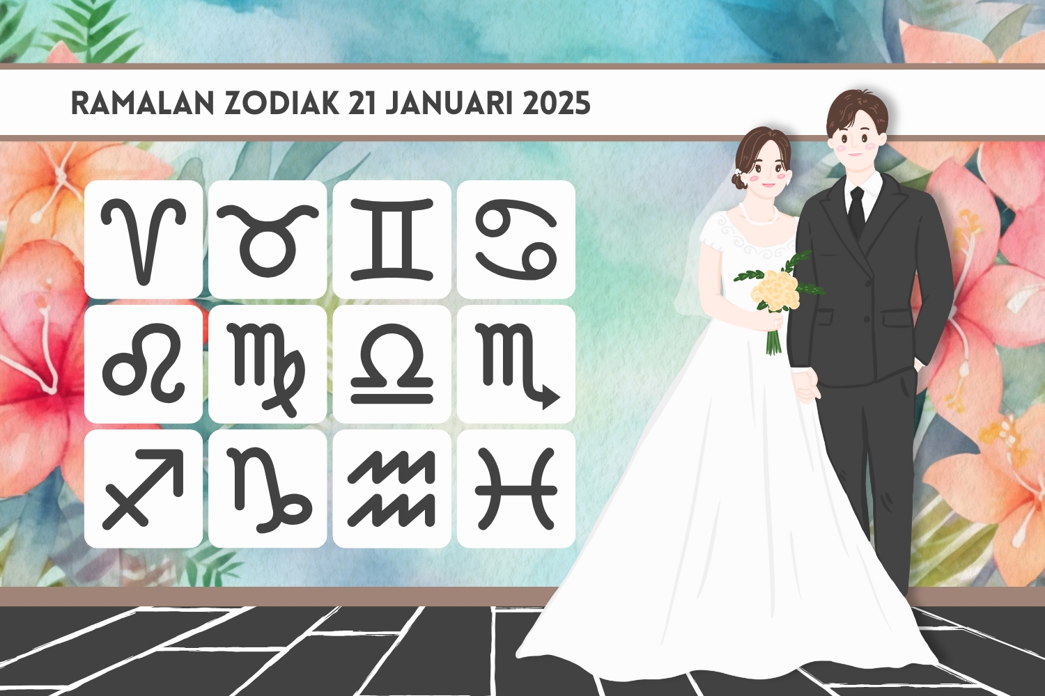 Ilustrasi zodiak. (Dok. Nurul Fitriyah/JawaPos.com)
