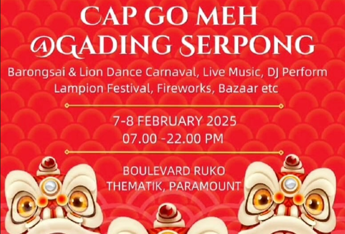 Event Cap Go Meh Gading Serpong. (Dok. Paramount)