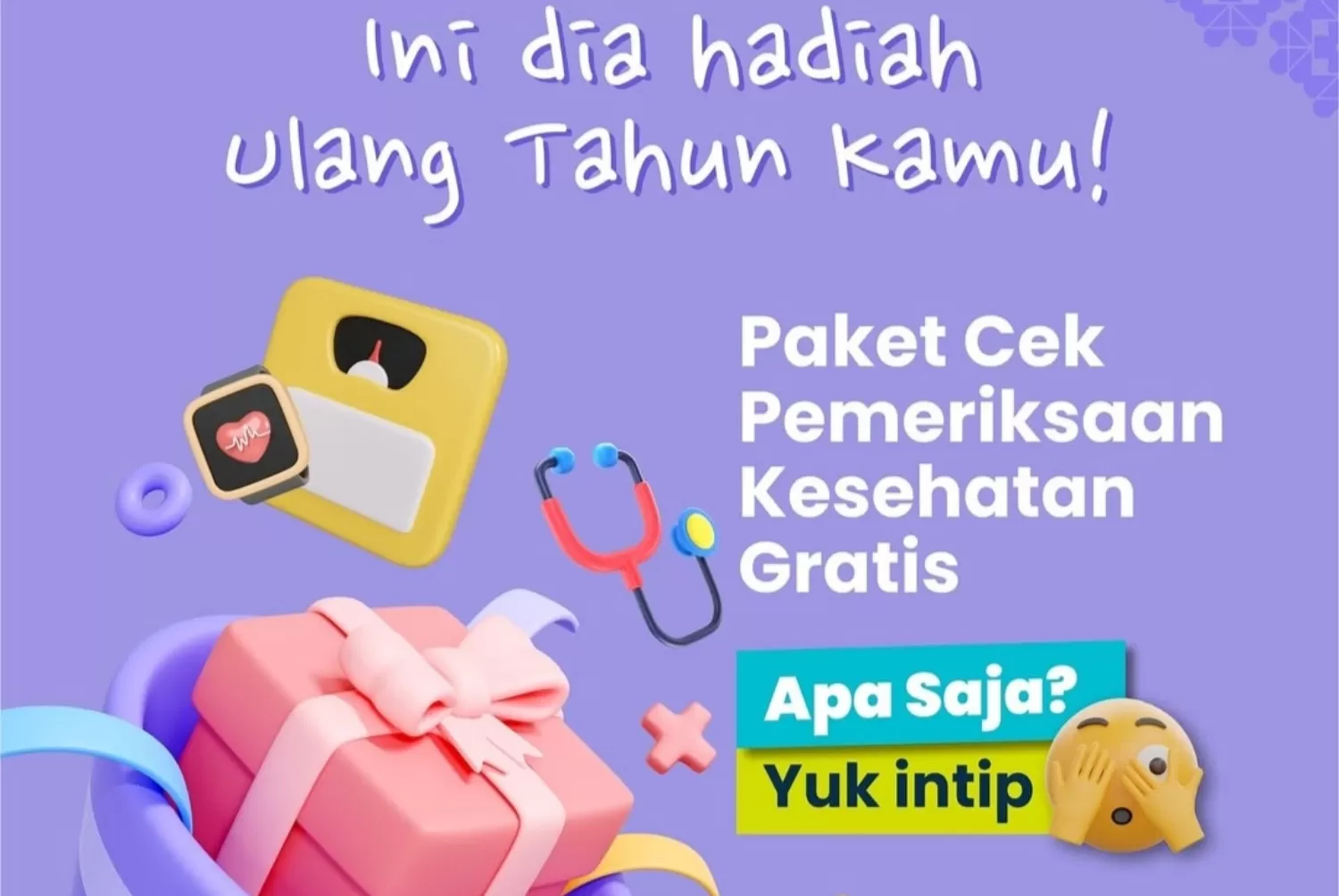 Ilustrasi pengumuman cek kesehatan gratis kemenkes. (Instagram @kemenkes_ri)