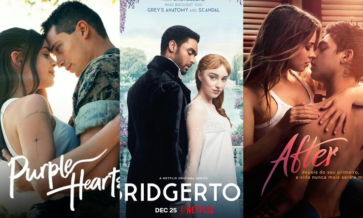 Poster film Purple Hearts, Bridgerton dan AFTER