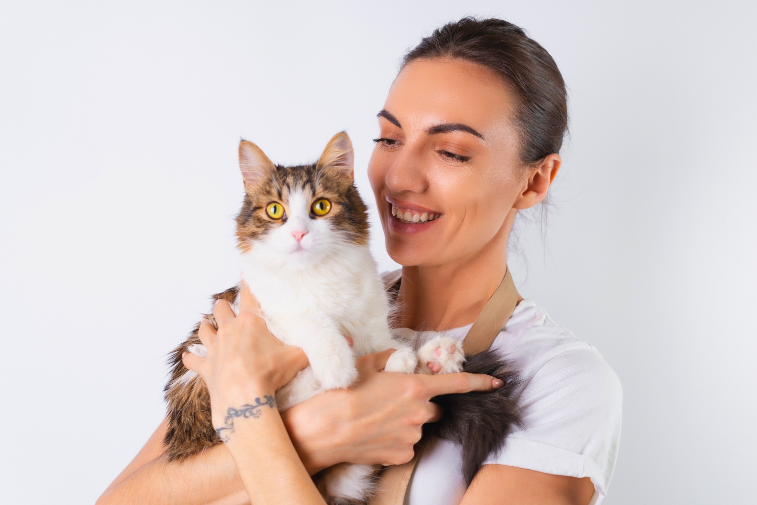 Ilustrasi merawat kucing. (Freepik)