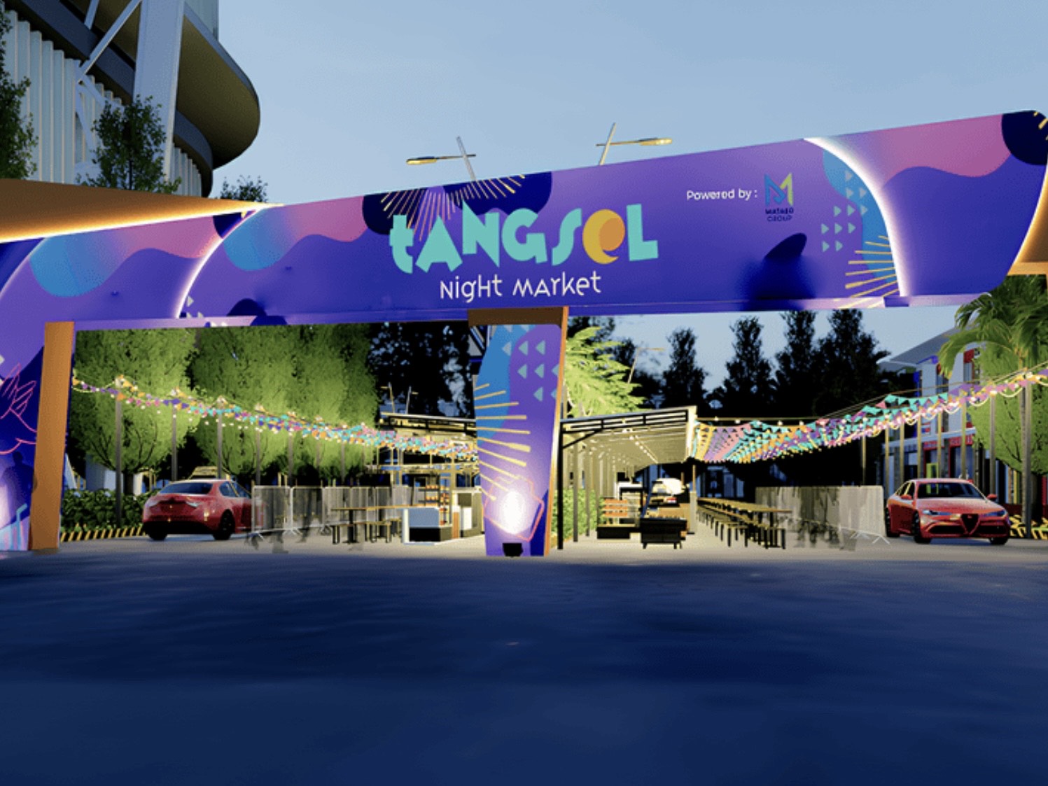 Tangsel Night Market di Tangerang Selatan. (tangselnightmarket.com)
