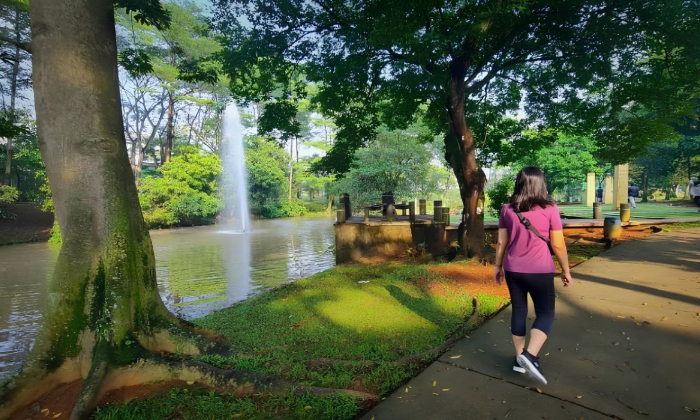 Danau The Green BSD, Tangerang Selatan. (Dok. Google Maps)