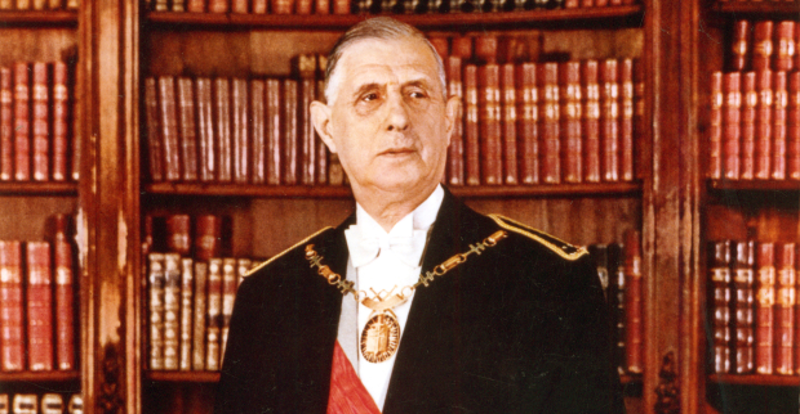Charles de Gaulle sebagai Presiden Perancis (Dok. Elysee)