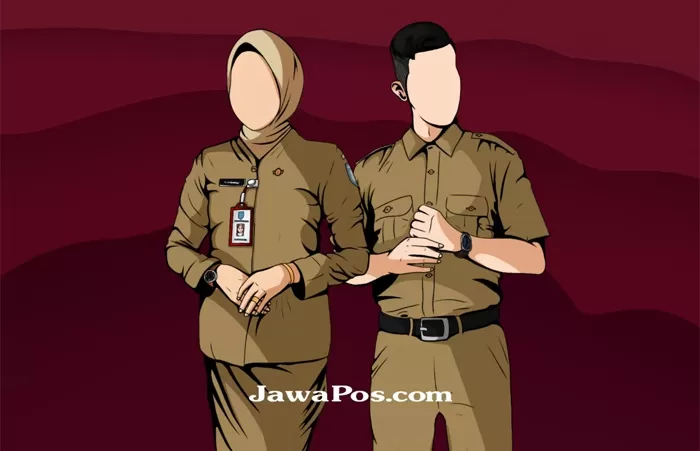Ilustrasi Aparatur Sipil Negara (ASN) (Dok. JawaPos.com)