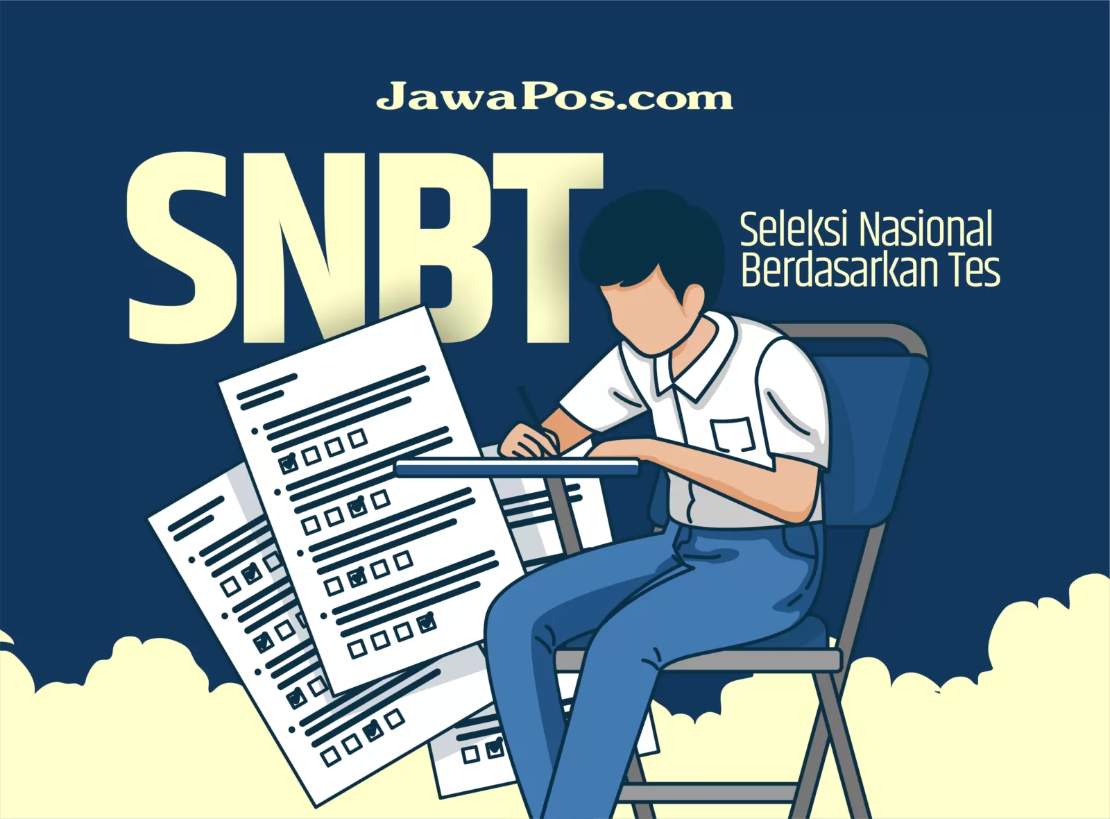 Ilustrasi Seleksi Nasional Berdasarkan Tes (SNBT). (Dimas Pradipta/JawaPos.com)