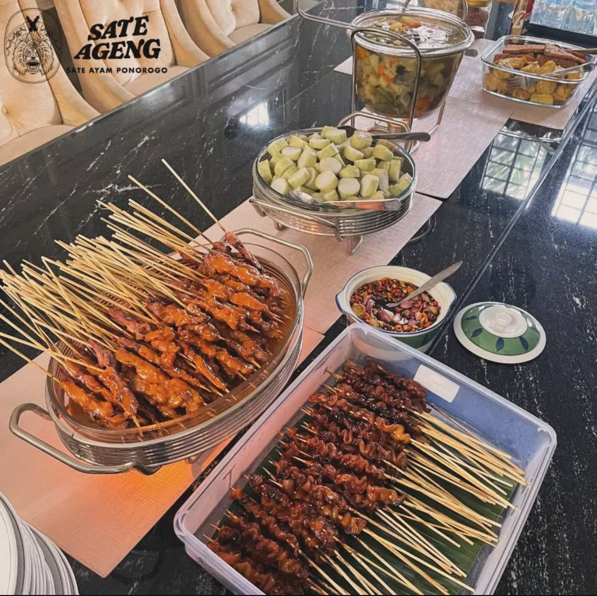 Sate Ageng Sate Ayam Ponorogo (Dok. Instagram @warungsateageng)