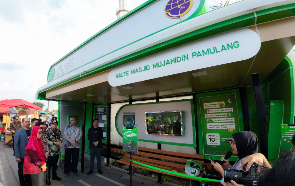 Halte Masjid Mujahidin Pamulang, Tangerang Selatan (Dok. Humas Kota Tangsel)