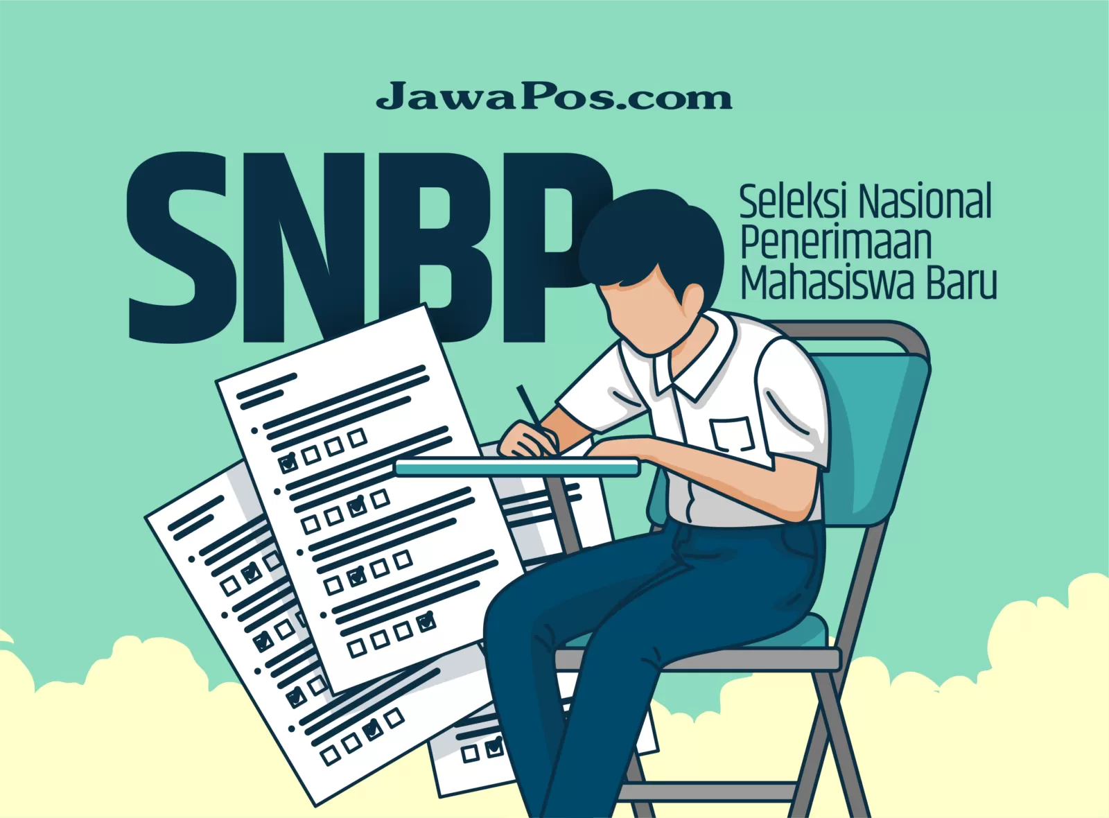 Ilustrasi Seleksi Nasional berdasarkan Prestasi (SNBP). (Dimas Pradipta/JawaPos.com)