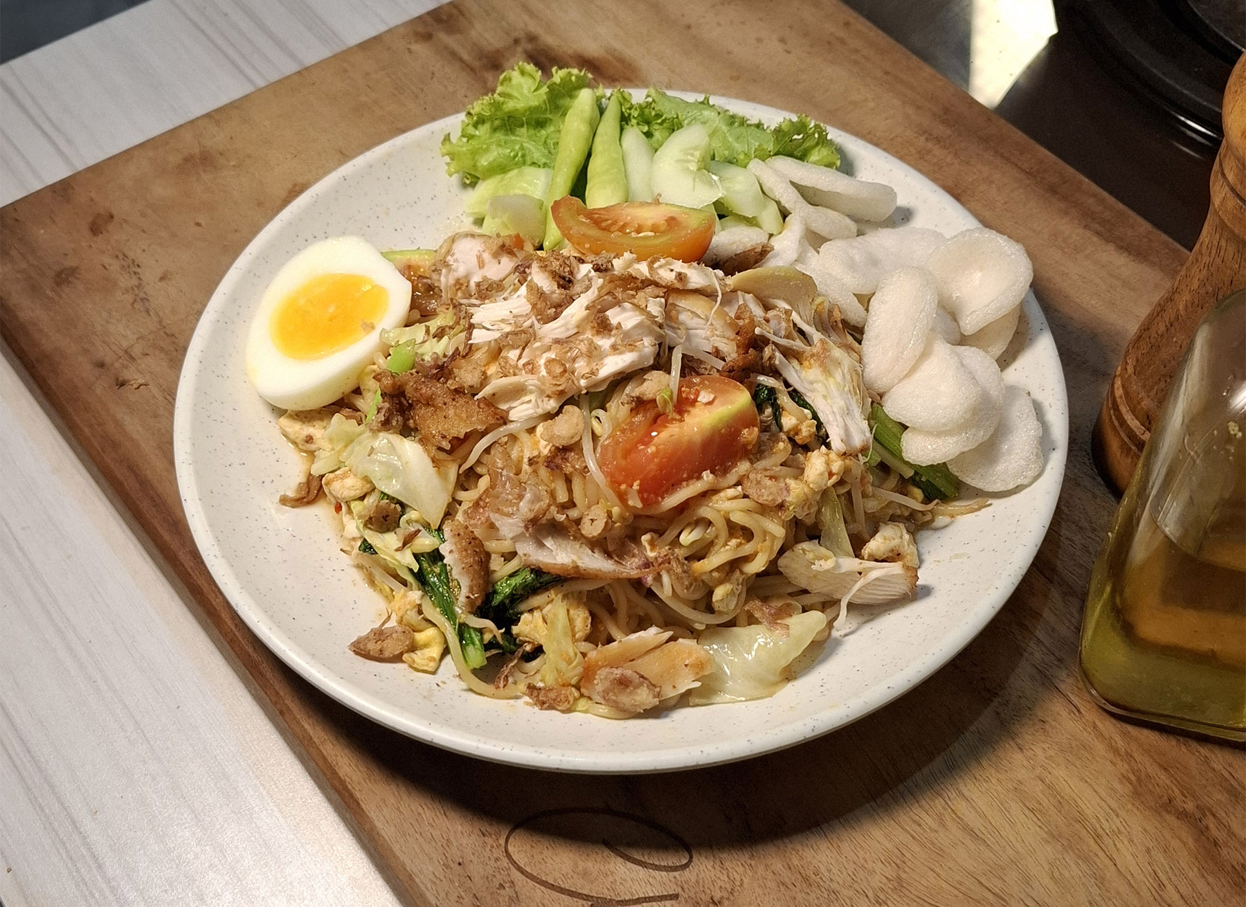 Bakmi Jogja kuah nyemek. (Dok. Chef Hari Purwanto)