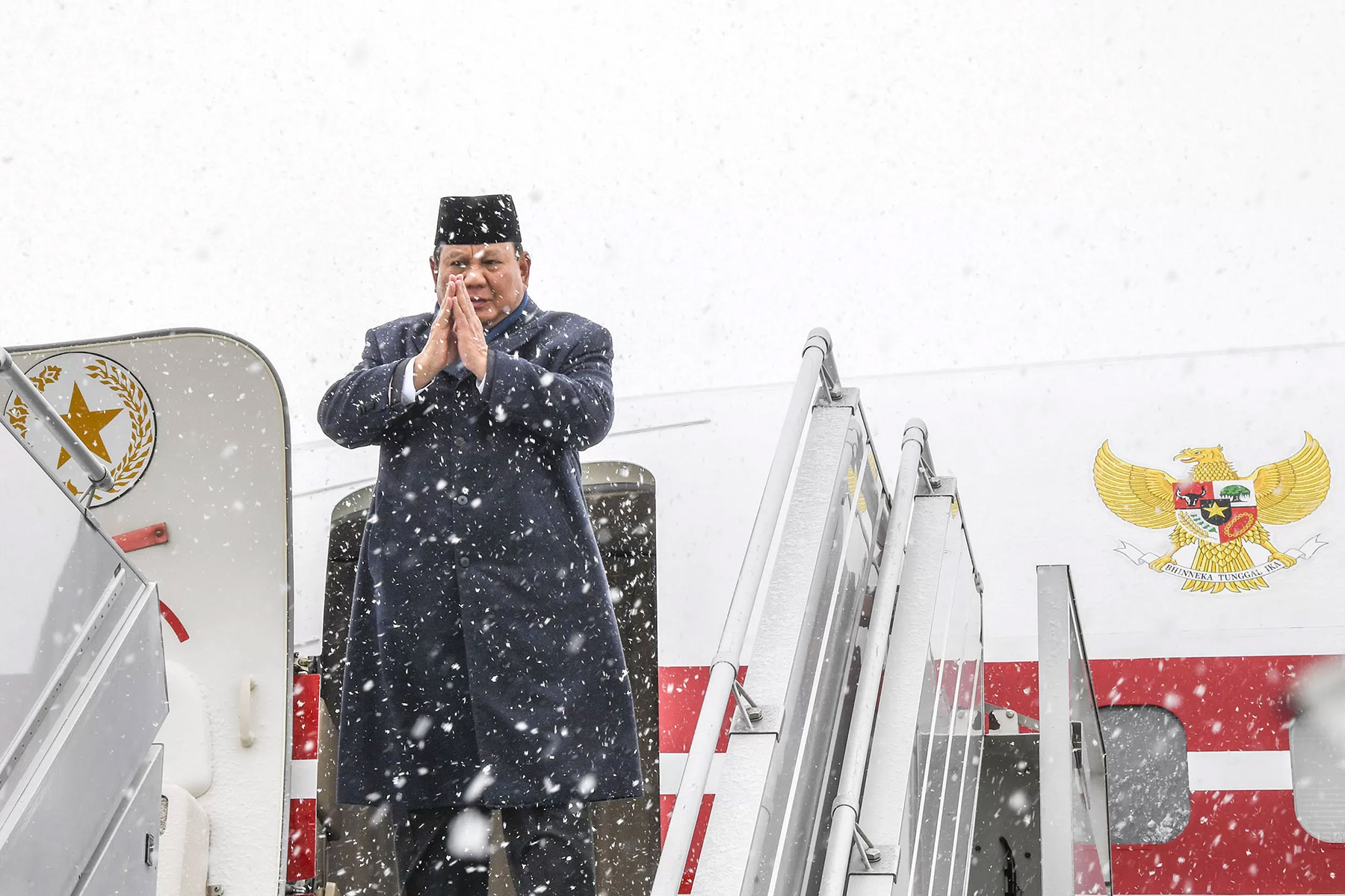 Presiden Prabowo Subianto melakukan sejumlah kegiatan penting dalam kunjungan ke Turki. (Galih Pradipta/Antara Foto)