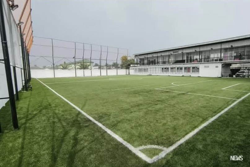 Lapangan minisoccer (Dok. Instagram @sabnanifootball)