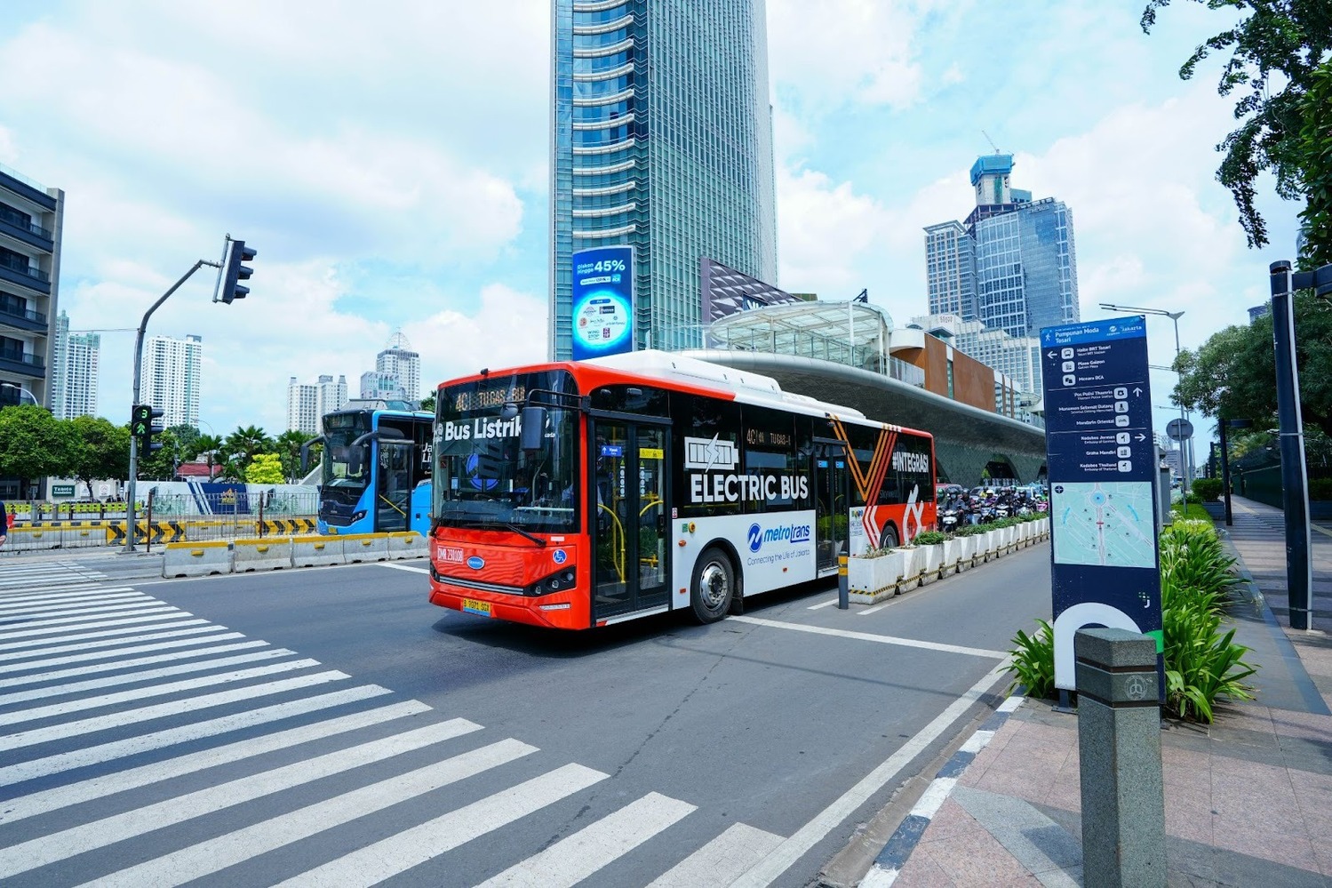 Bus Listrik Transjakarta. (Dok. Jakarta Smart City)