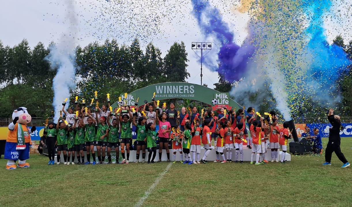 MilkLife Soccer Challenge (MSC) - Tangerang 2025 telah rampung dengan mendapatkan juara baru di tiap kategori kelompok usia. (Dimas Ramadhan/JawaPos.com)